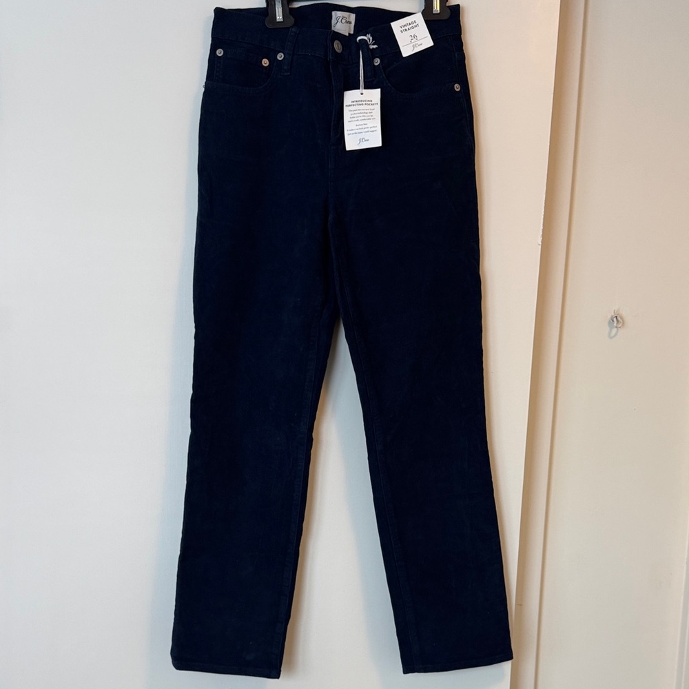 Men’s Dark Blue Straight-Leg Jeans